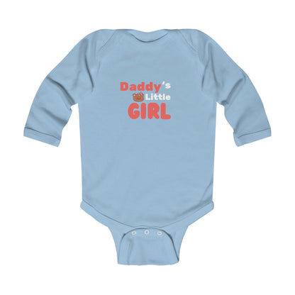 Daddy's Little Girl Baby Long Sleeve Onesie