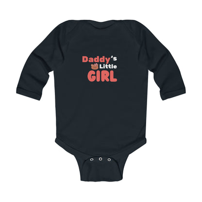 Daddy's Little Girl Baby Long Sleeve Onesie
