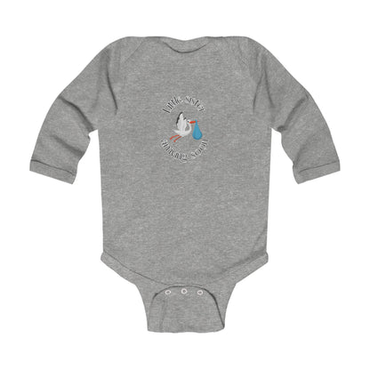 Baby Sister Arriving Soon Long Sleeve One-piece