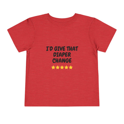 5 Star Diaper Change Infant & Toddler Tees