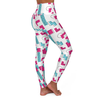 Retro Mom Glow High Waisted Yoga Leggings