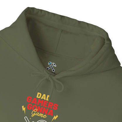 Gamer Dad's Hoodie Military Green Hoodie