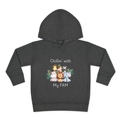 Chillin with My Fam Toddler Fleece Hoodie