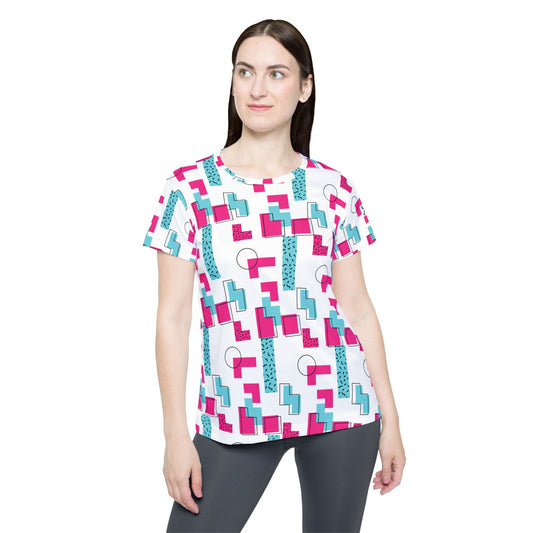 Retro Mom Glow Performance Tee