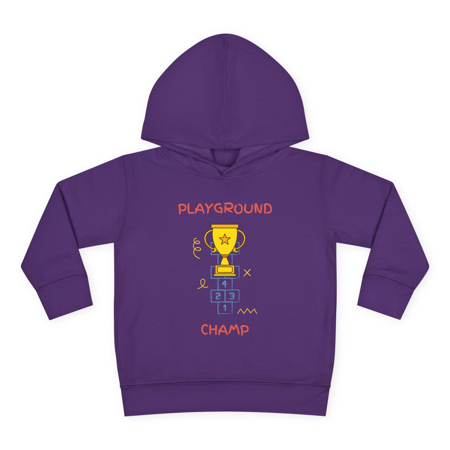Playground Champ Toddler Fleece Hoodie Purple Kids clothes
