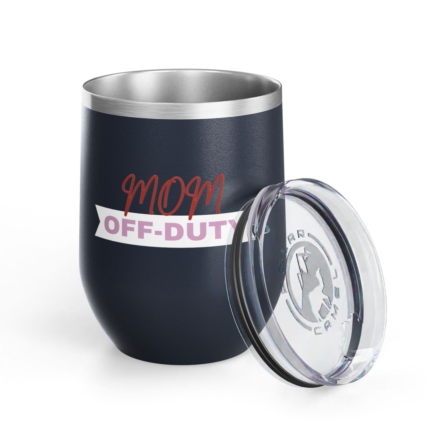 Mom Off Duty Wine Tumbler, 12oz