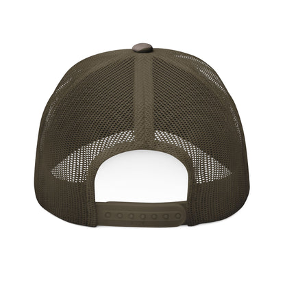 Peekaboo Camo Trucker Hat | Embroidered