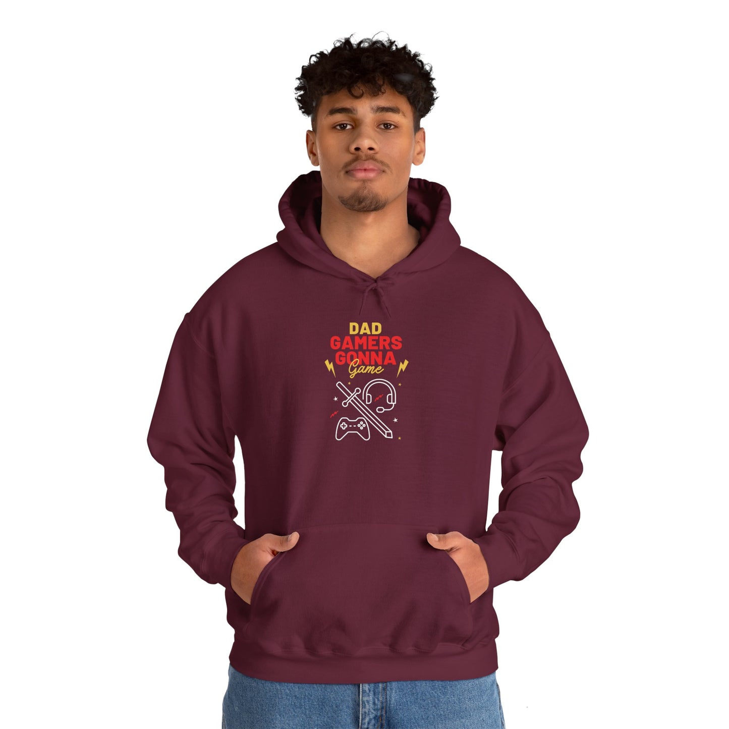 Gamer Dad's Hoodie Purple Hoodie