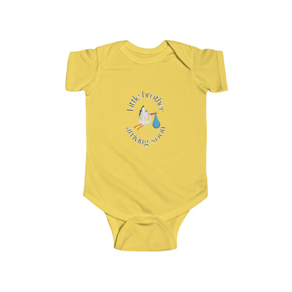 Little Brother Arriving Soon Baby One-piece