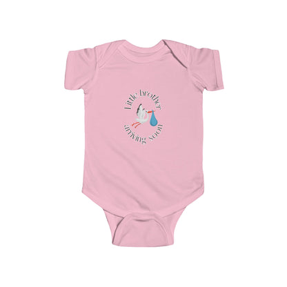 Little Brother Arriving Soon Baby One-piece