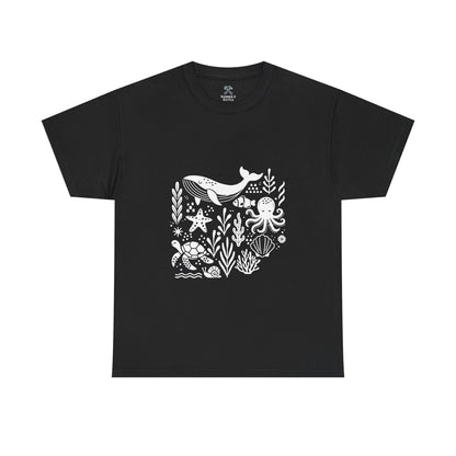 Ocean Life High Contrast Tee