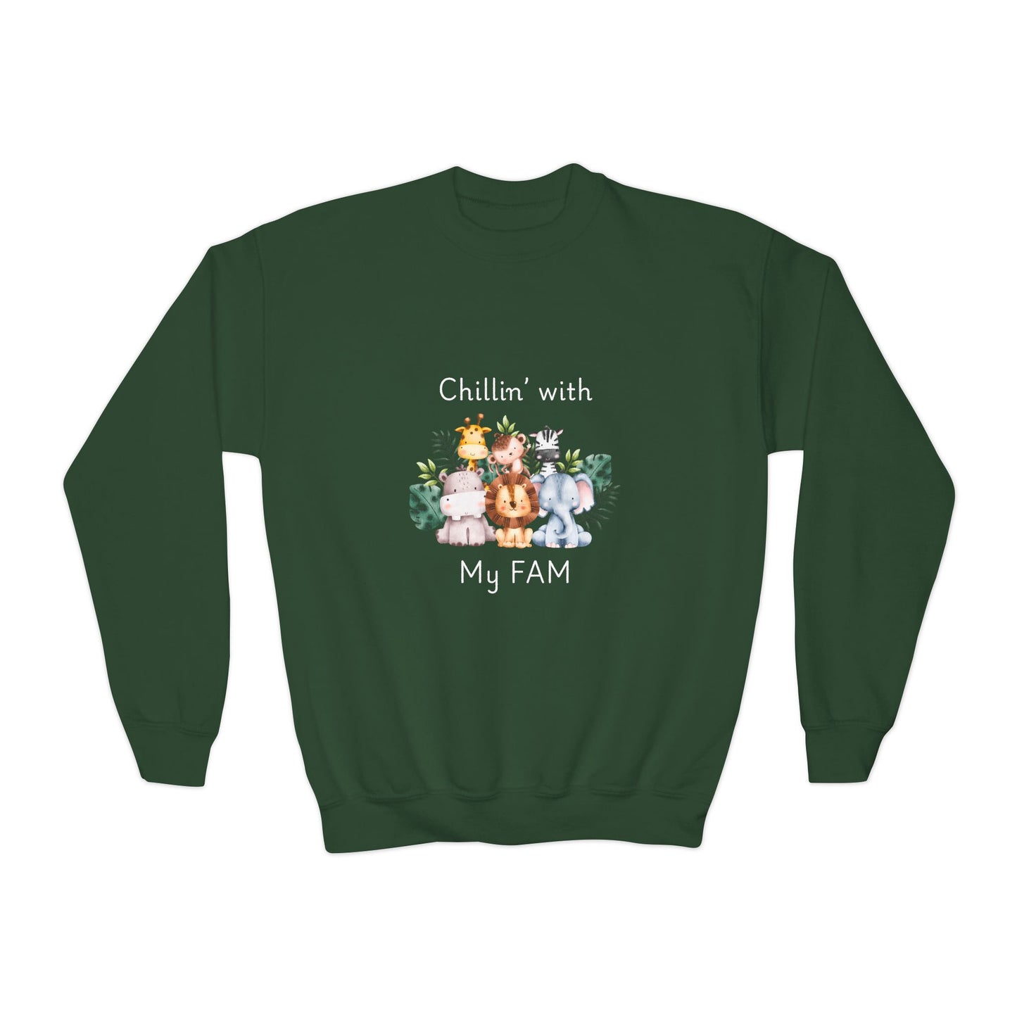 Chillin with My Fam Youth Sweatshirt