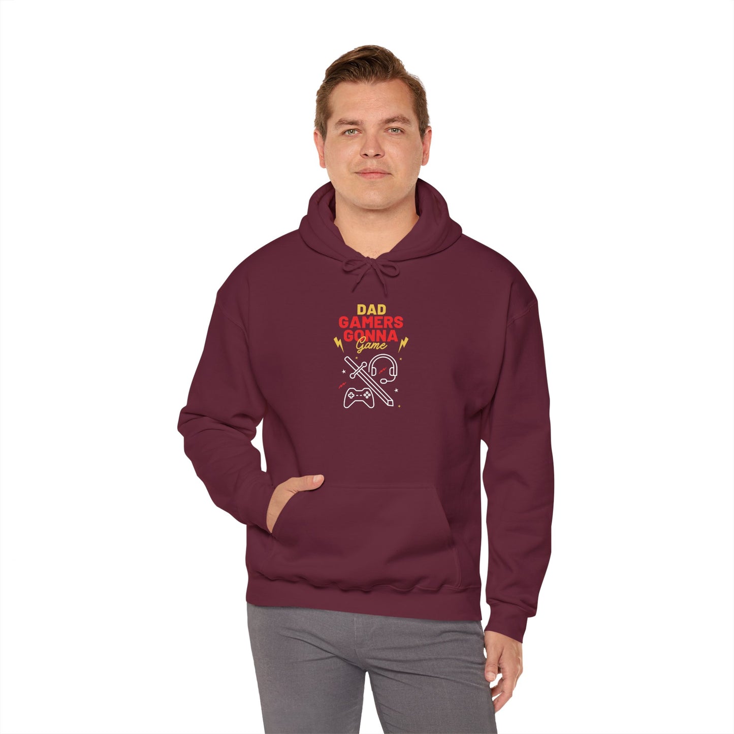 Gamer Dad's Hoodie Purple Hoodie