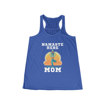 Namaste Here Mom Racerback Tank