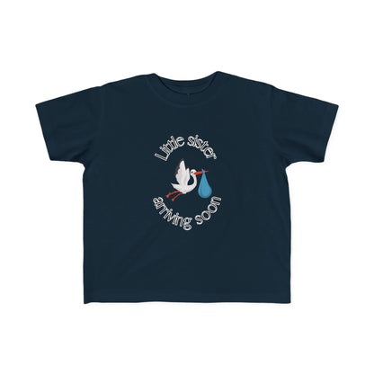 Little Sister Arriving Soon Infant & Toddler Tees