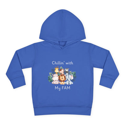 Chillin with My Fam Toddler Fleece Hoodie