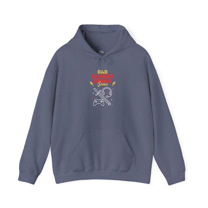 Gamer Dad's Hoodie Heather Navy Hoodie