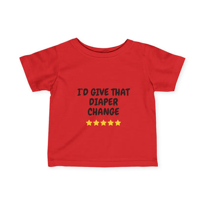 5 Star Diaper Change Infant & Toddler Tees
