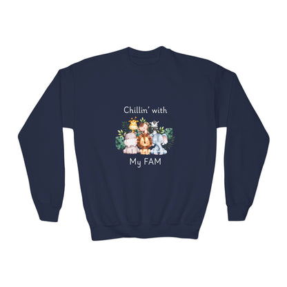 Chillin with My Fam Youth Sweatshirt