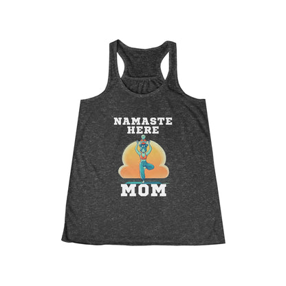 Namaste Here Mom Racerback Tank