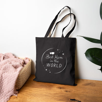 Best Mom in the World Canvas Tote Bag