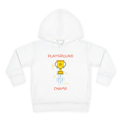 Playground Champ Toddler Fleece Hoodie White Kids clothes