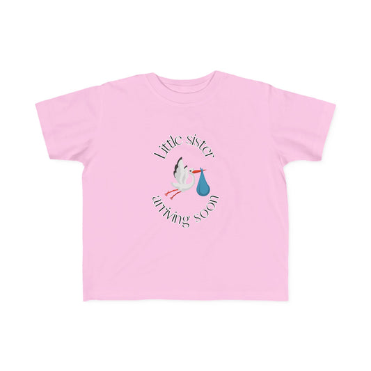 Little Sister Arriving Soon Infant & Toddler Tees