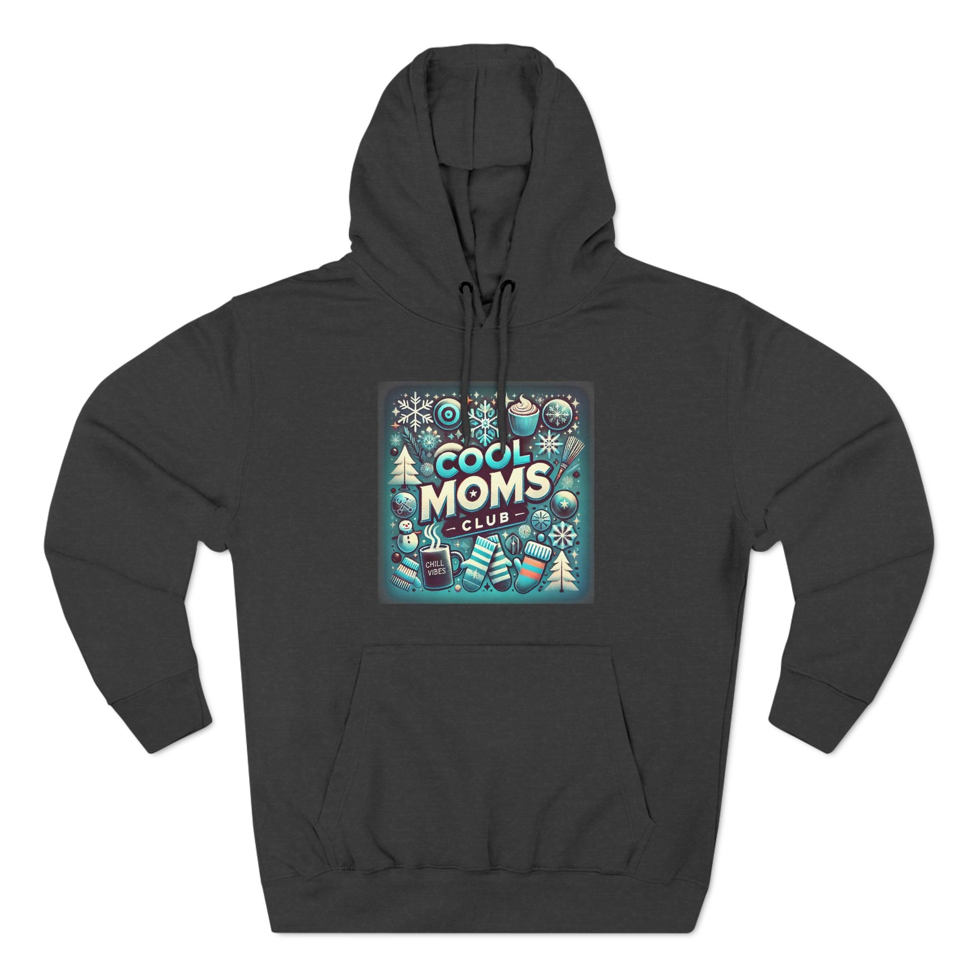 Cool Mom's Club Fleece Hoodie Charcoal Heather Hoodie