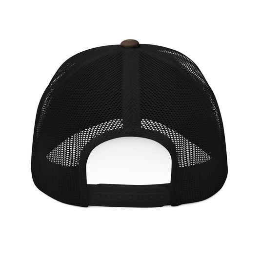 Peekaboo Camo Trucker Hat | Embroidered