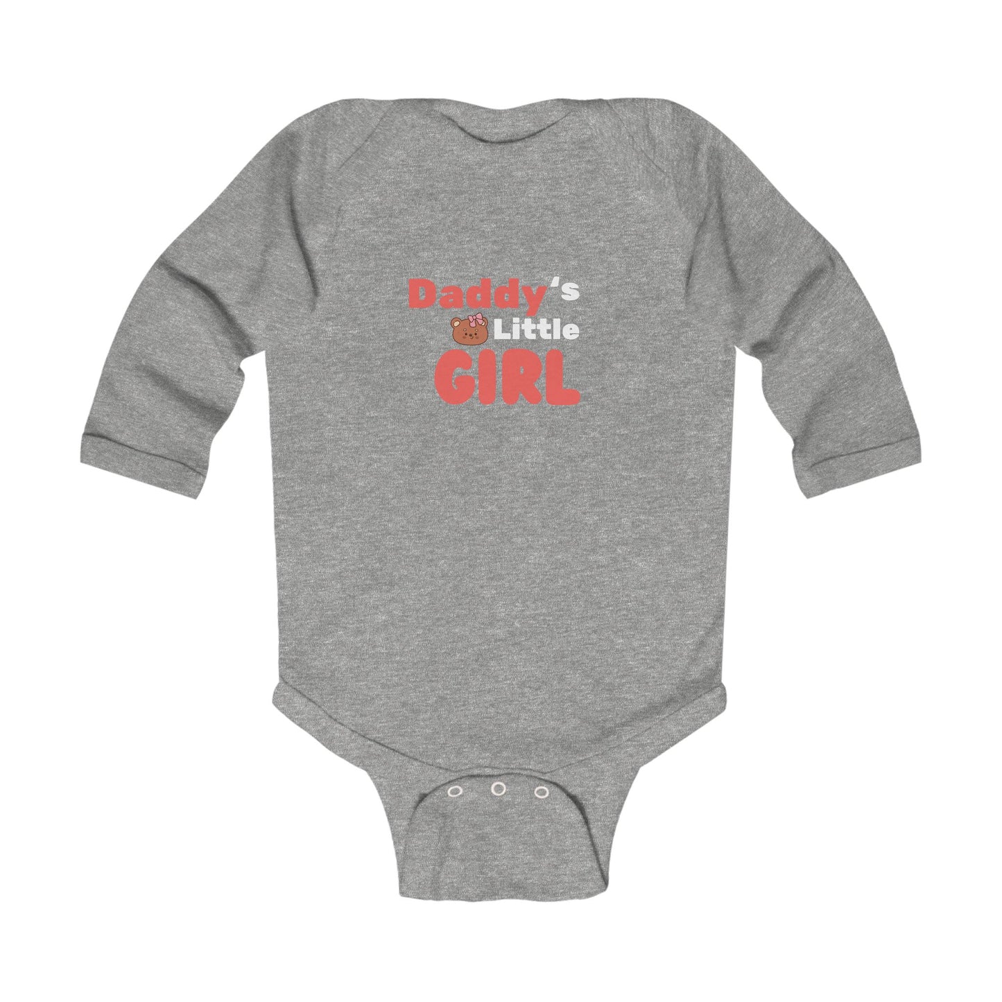 Daddy's Little Girl Baby Long Sleeve Onesie