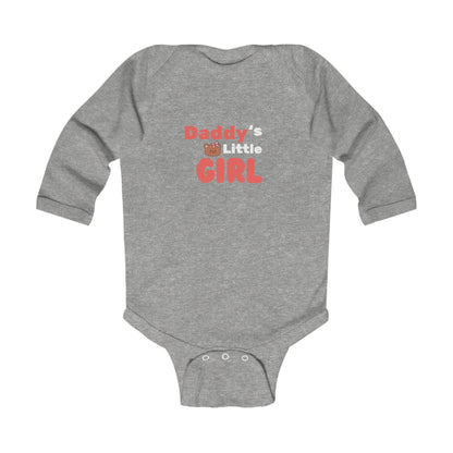 Daddy's Little Girl Baby Long Sleeve Onesie