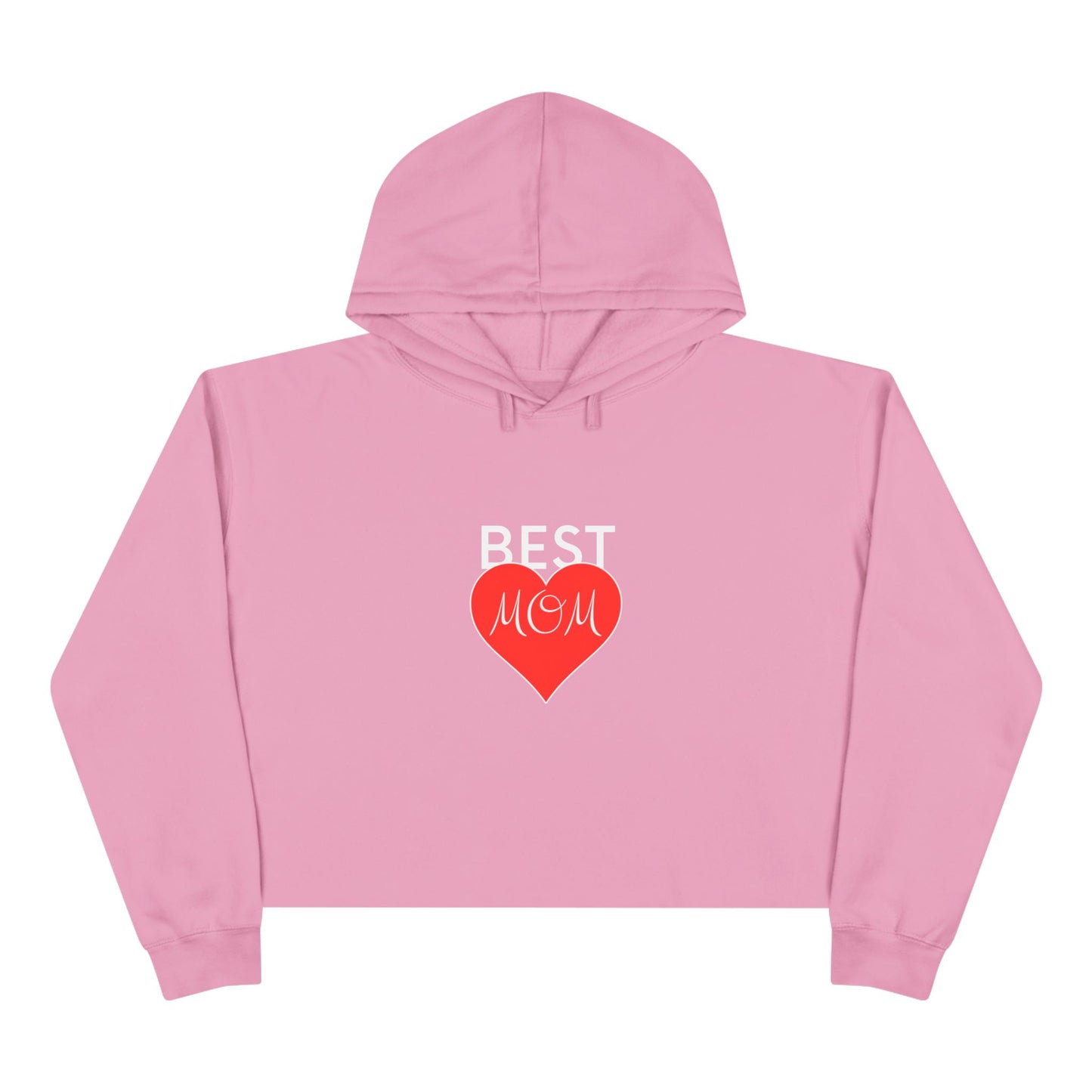 Best Mom Crop Hoodie