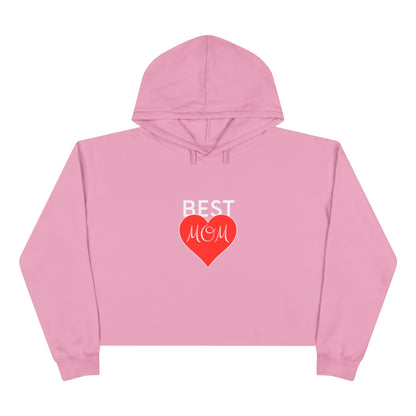 Best Mom Crop Hoodie