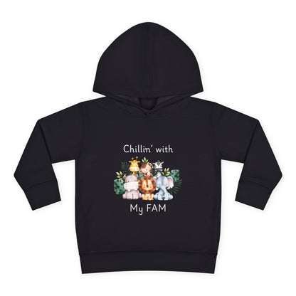 Chillin with My Fam Toddler Fleece Hoodie