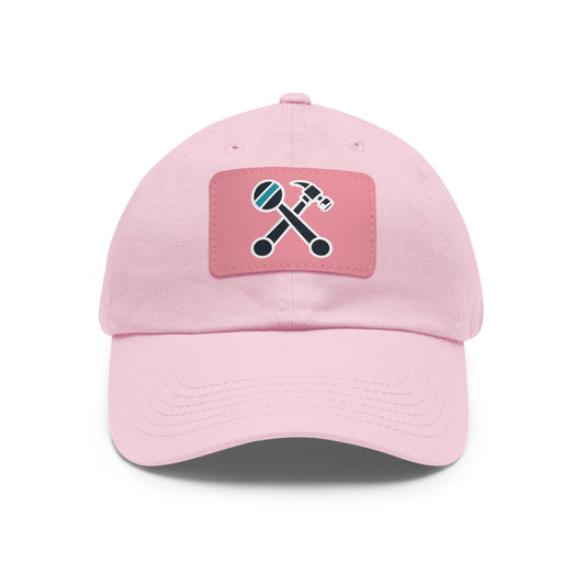 Hammer & Rattle Iconic Leather Patch Dad Hat