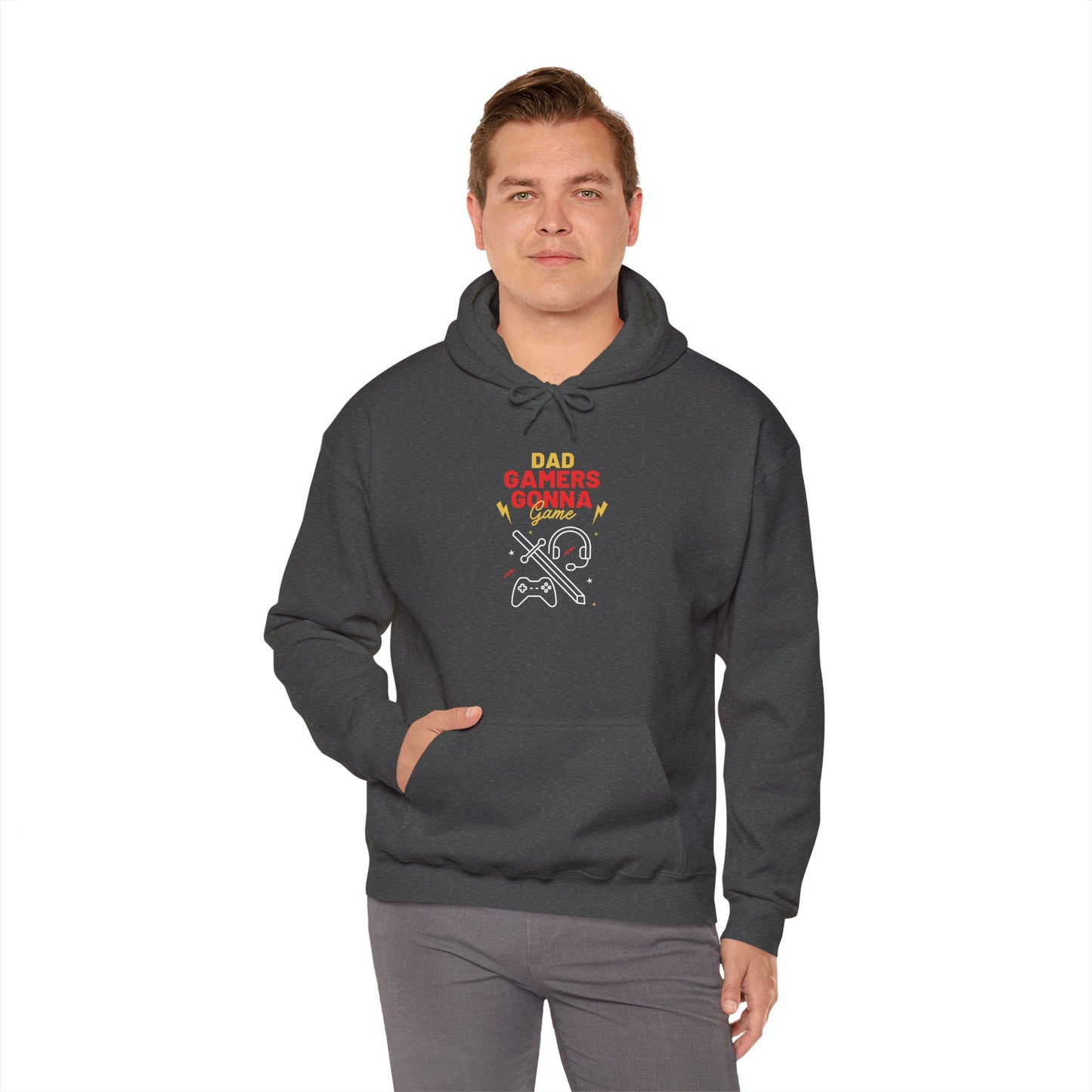 Gamer Dad's Hoodie Dark Heather Hoodie