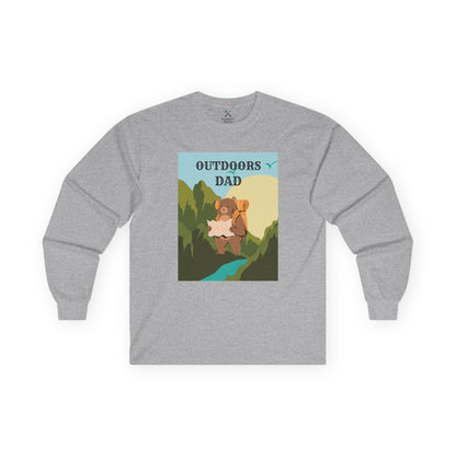 Outdoors Dad - Bear Edition Long Sleeve Tee