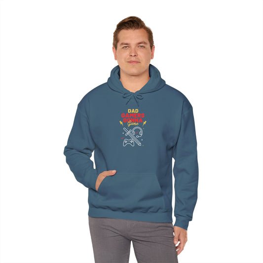 Gamer Dad's Hoodie Indigo Blue Hoodie