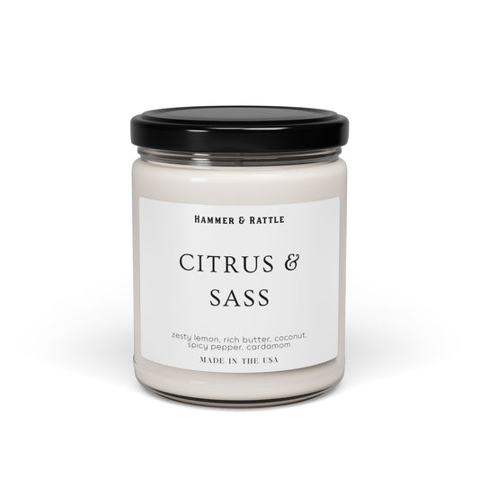 Citrus & Sass Soy Candle, 9oz