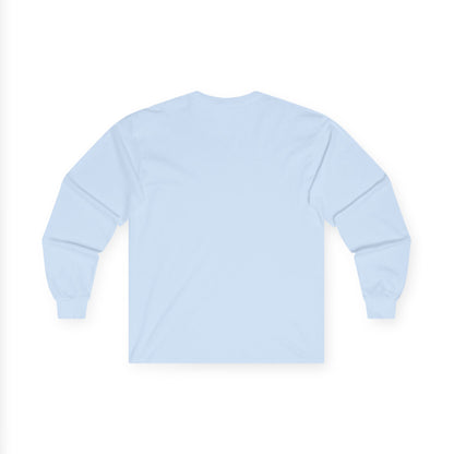 High Contrast Camping Scene Long Sleeve Tee