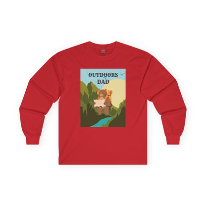 Outdoors Dad - Bear Edition Long Sleeve Tee