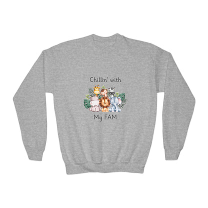 Chillin with My Fam Youth Sweatshirt