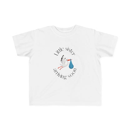 Little Sister Arriving Soon Infant & Toddler Tees