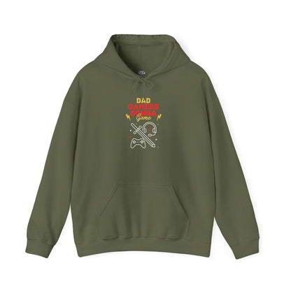 Gamer Dad's Hoodie Military Green Hoodie