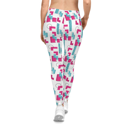 Retro Mom Glow Casual Leggings