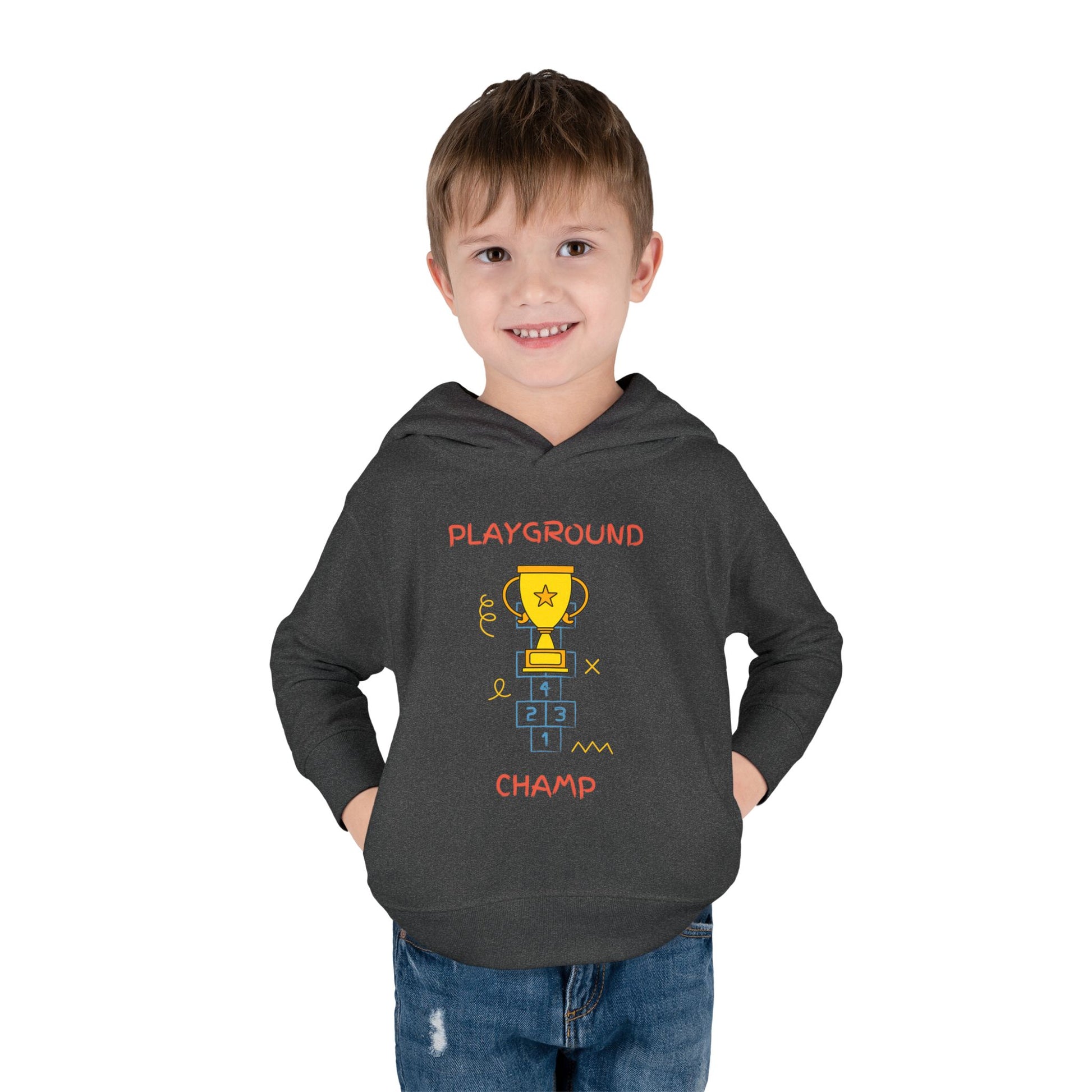Playground Champ Toddler Fleece Hoodie Vintage Smoke Kids clothes