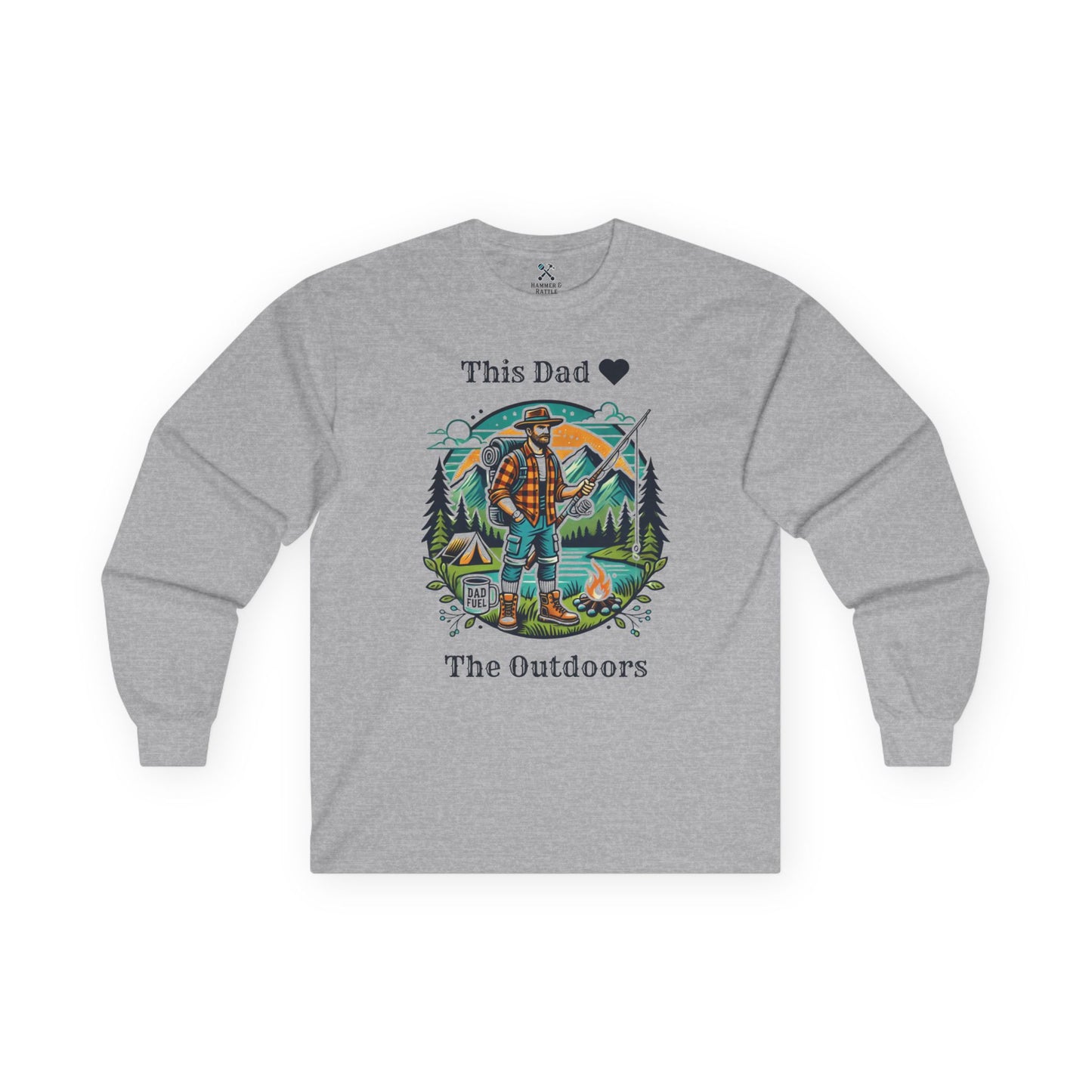 The Outdoors Dad Long Sleeve Tee