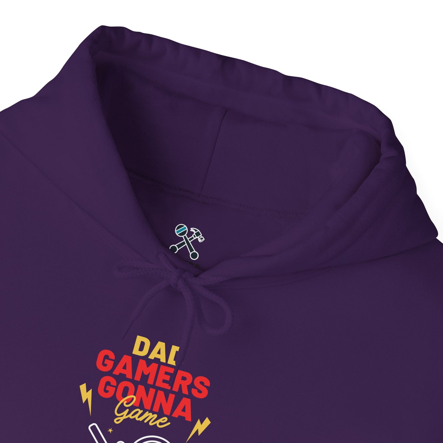 Gamer Dad's Hoodie Heather Navy Hoodie