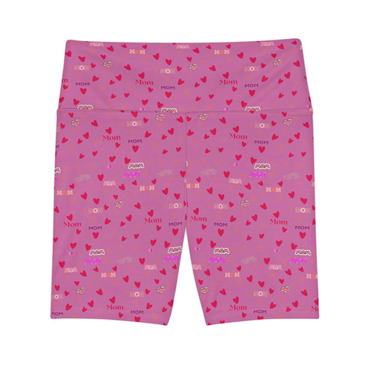 Heart Mom Workout Shorts