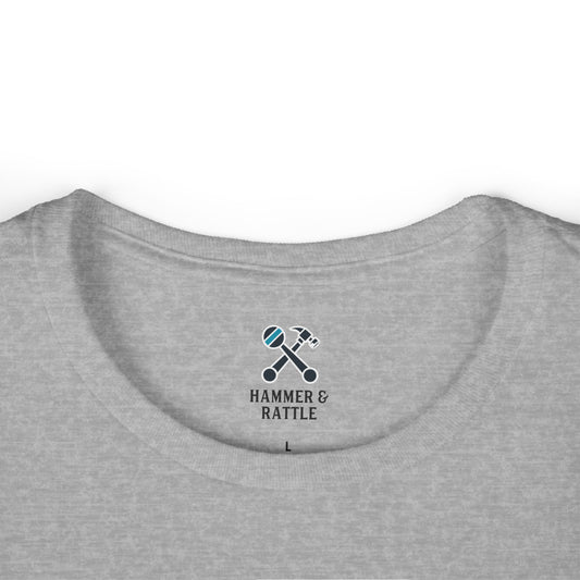 Namaste Here Mom Fitted Tee Sport Grey T-Shirt